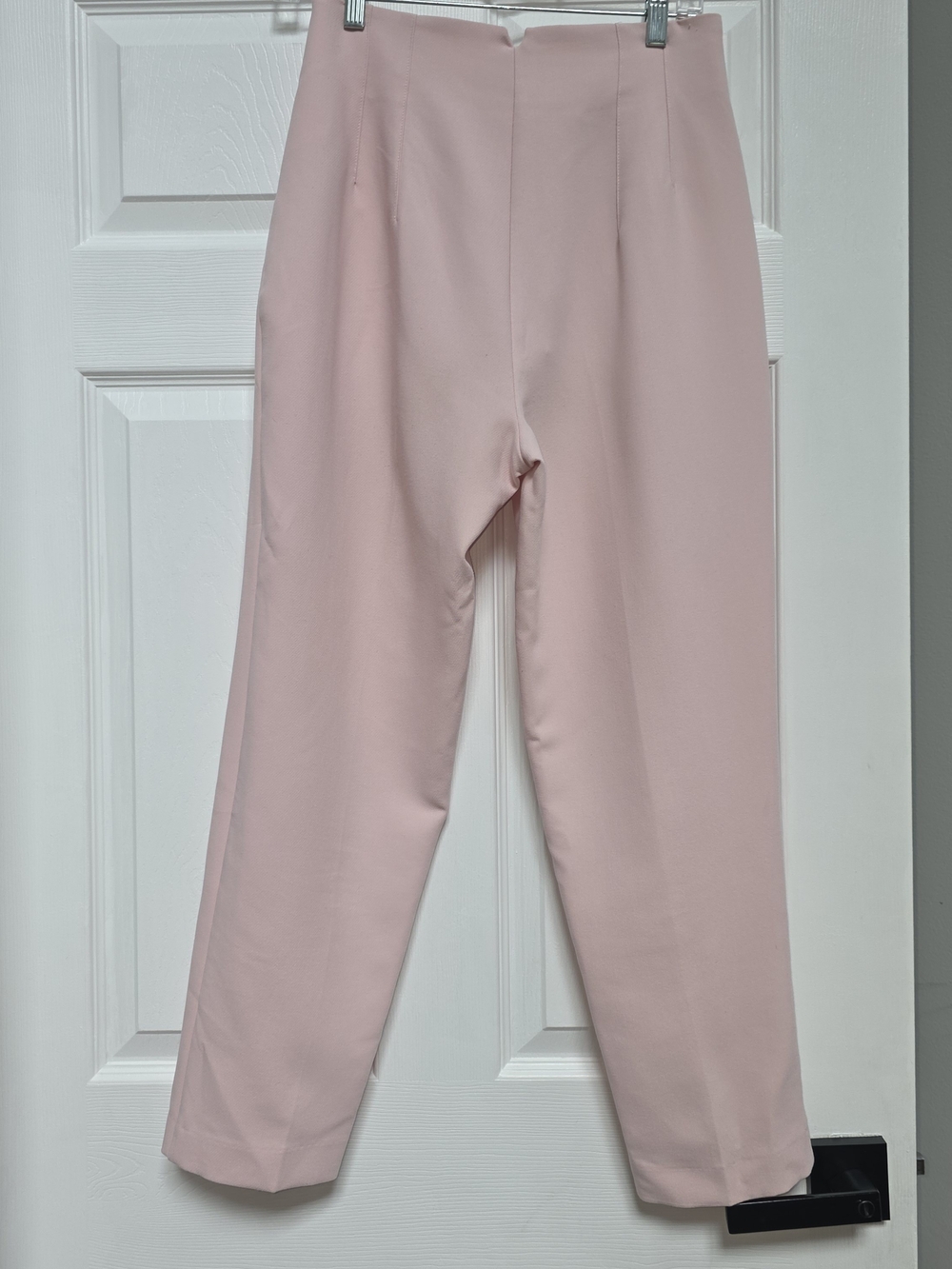 Zara Light Pink High-Rise Tailored Trousers - Picture 2 of 10